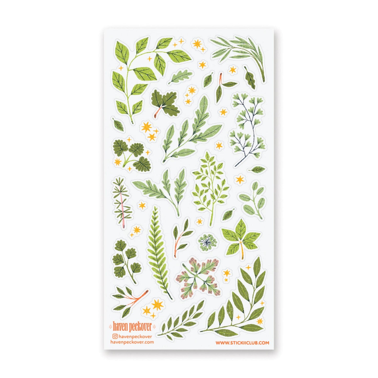 Lovely Leaves - Sticker Sheet