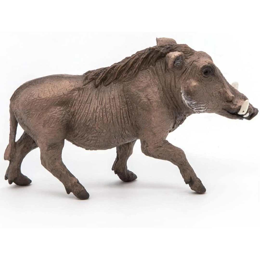 Warthog Figurine - Hand Painted Wild Animal Toy Figure - Papo 50180