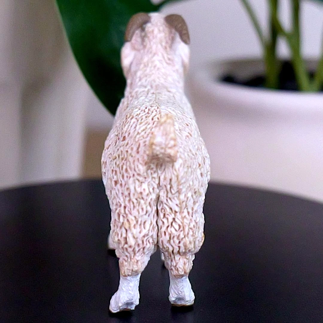 Angora Goat Farm Animal Figure - Hand Painted & Collectible Toy Figurine - Papo 51170