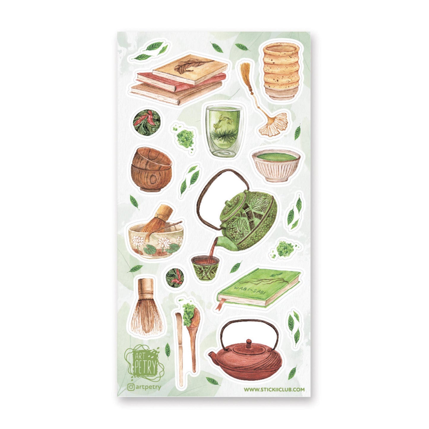 Matcha Tea Time - Sticker Sheet