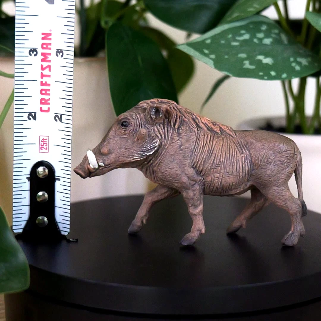 Warthog Figurine - Hand Painted Wild Animal Toy Figure - Papo 50180