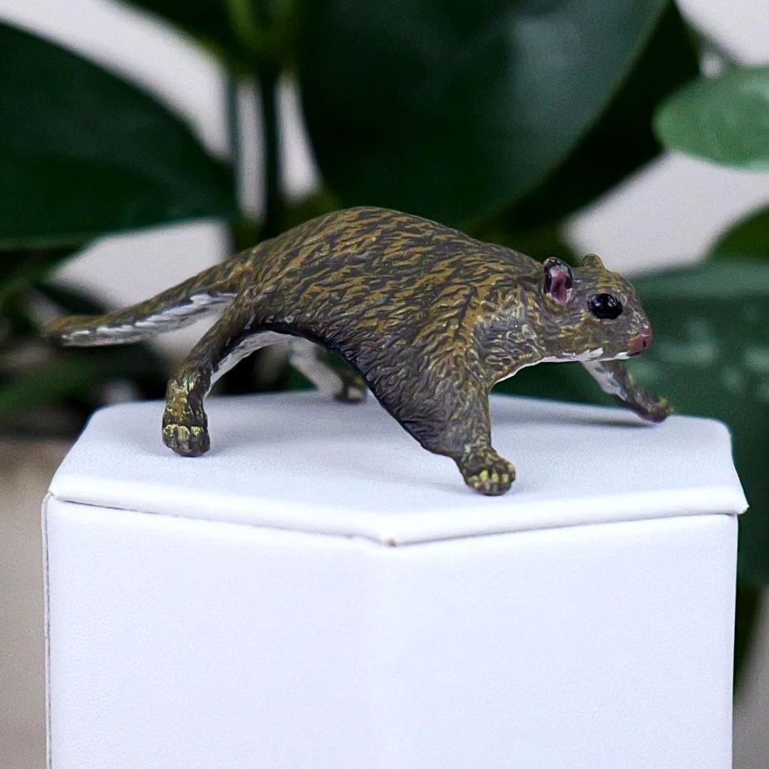 Flying Squirrel Wild Animal Figure - Hand Painted & Collectible Toy - Papo 50296