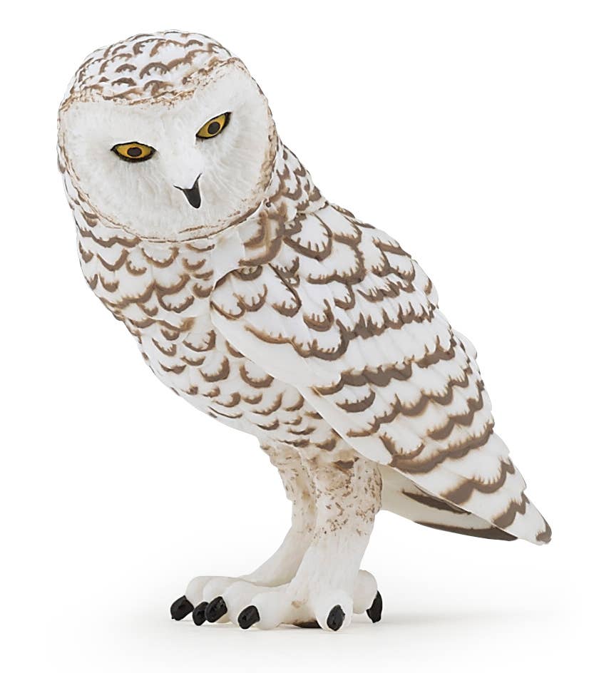 Snowy Owl Figure - Hand Painted & Collectible Toy - Papo 50167