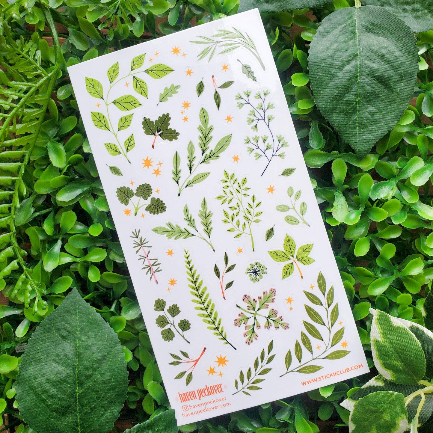 Lovely Leaves - Sticker Sheet
