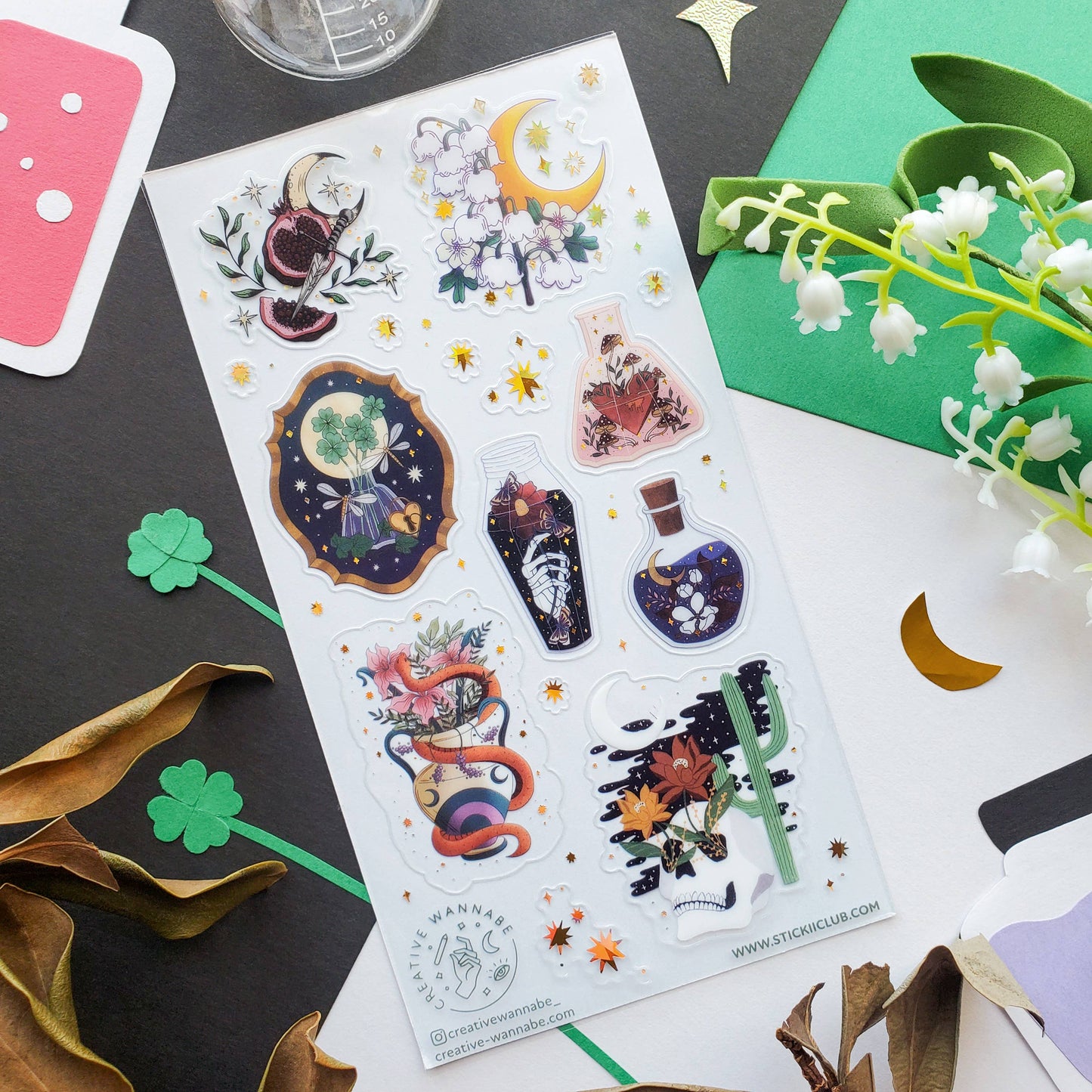 In the Dead of Night - Sticker Sheet - Spooky