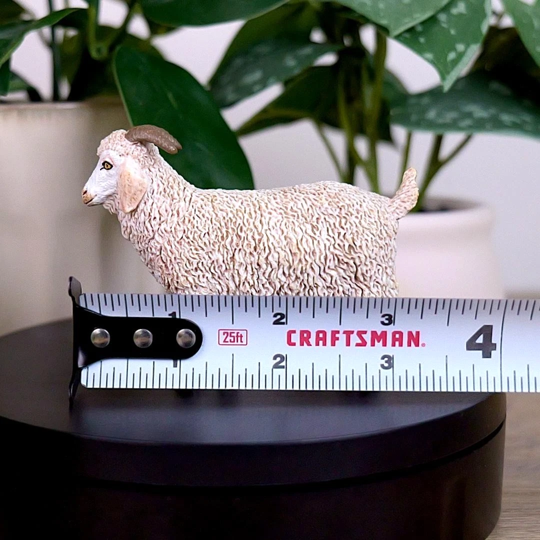Angora Goat Farm Animal Figure - Hand Painted & Collectible Toy Figurine - Papo 51170