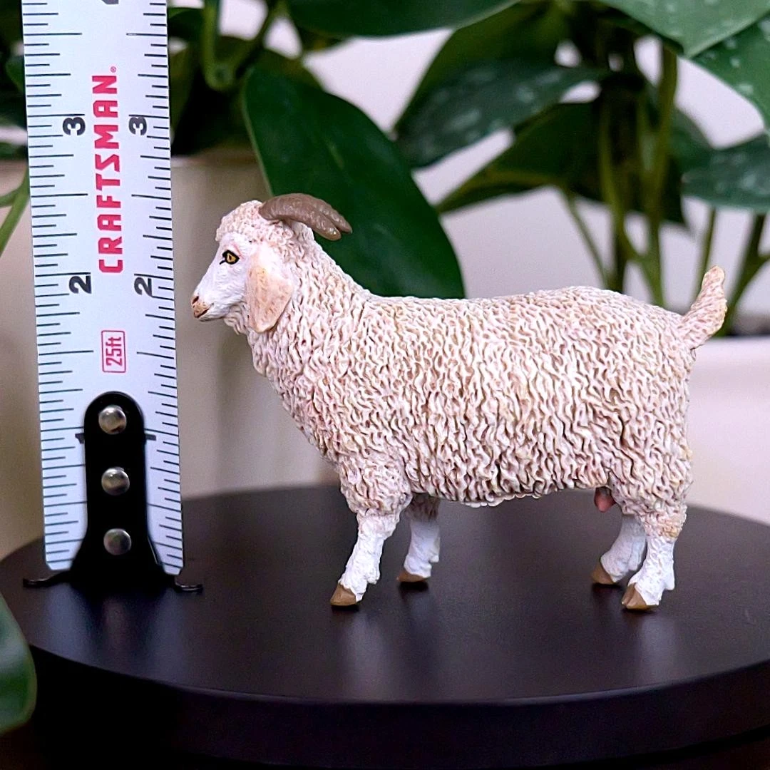 Angora Goat Farm Animal Figure - Hand Painted & Collectible Toy Figurine - Papo 51170