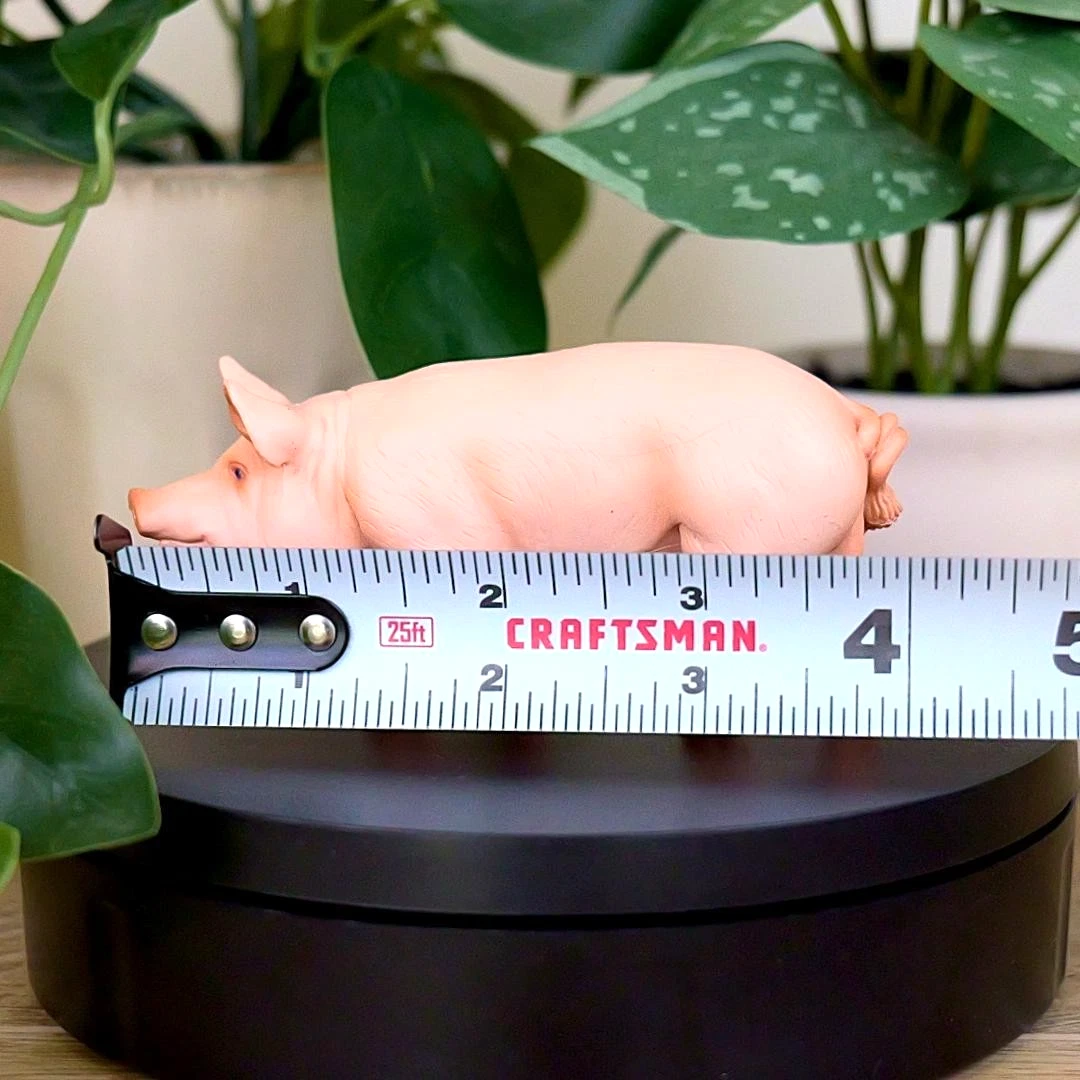 Boar Pig Figure - Hand Painted & Collectible Farm Animal Figurine - Papo 51044