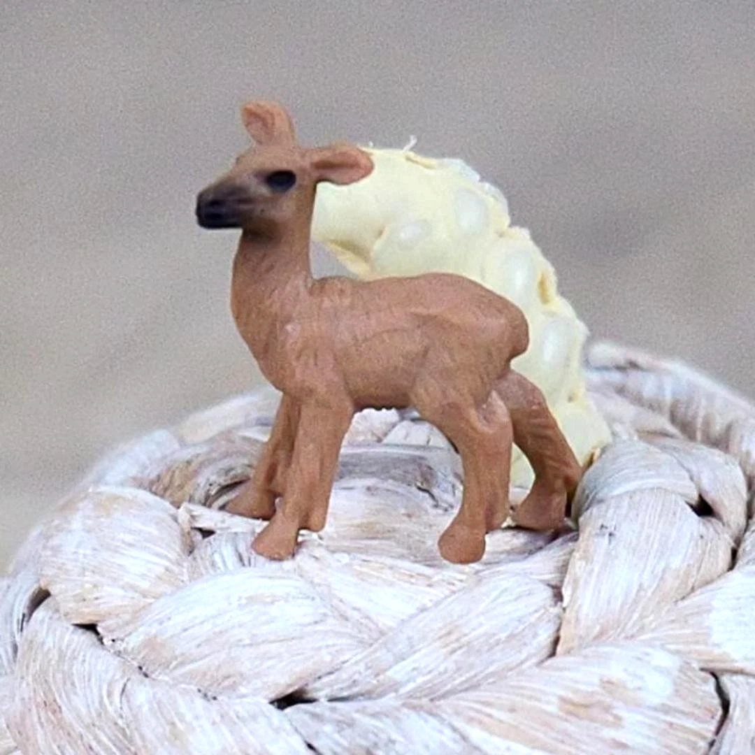 Female Deer Good Luck Minis Figure - Hand Painted & Collectible Miniature Doe - Safari Ltd