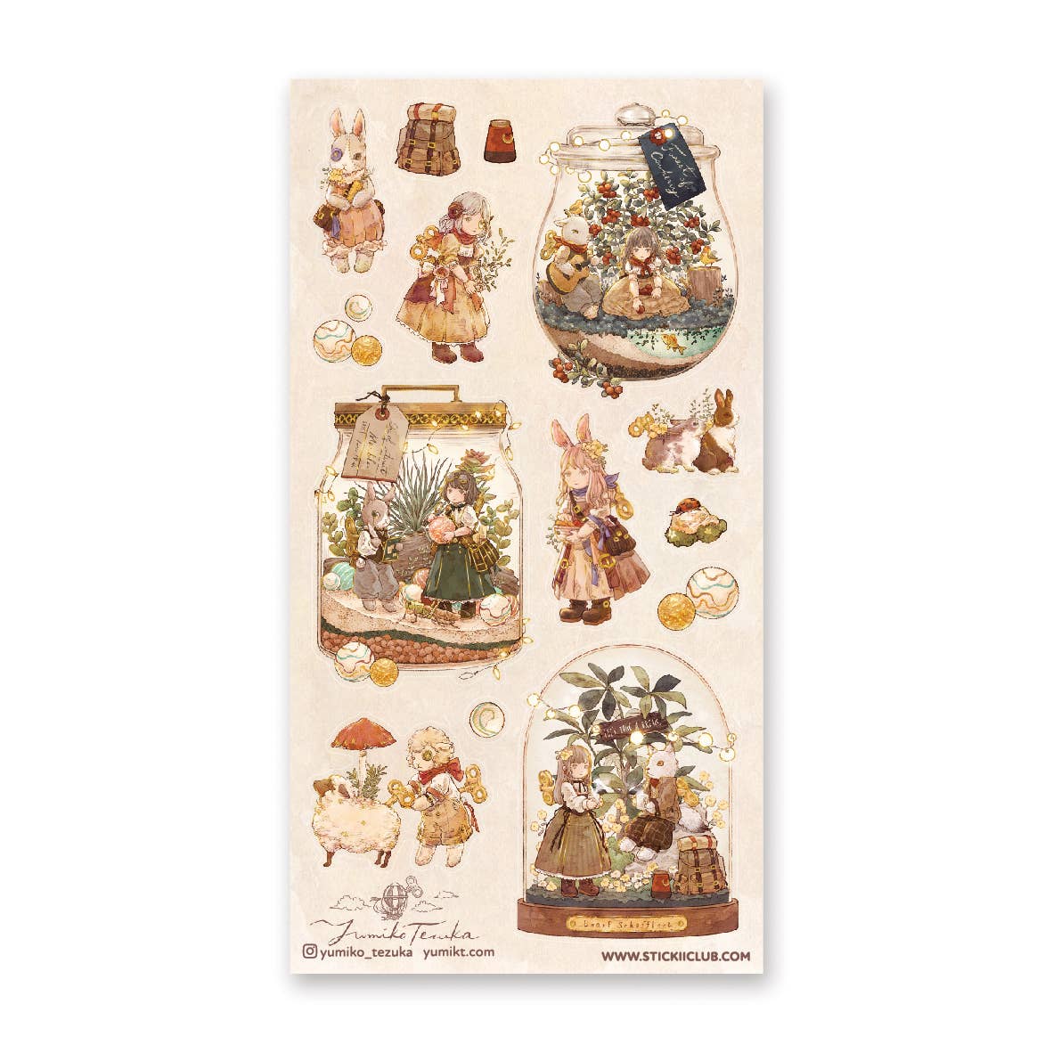 Whimsical Terrariums - Sticker Sheet