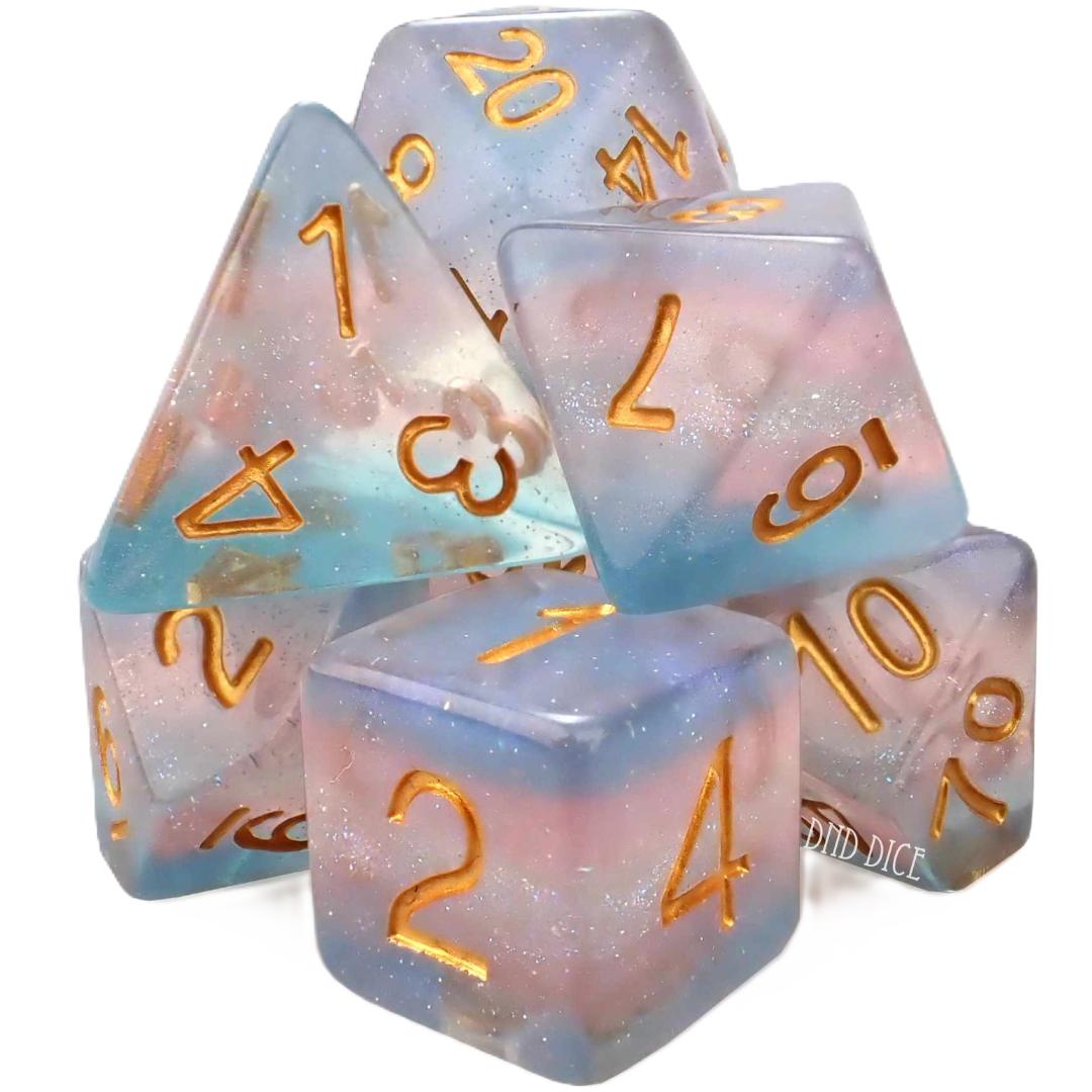 Dice Set - Transcendent - 7 Resin Dice - Dungeons and Dragons