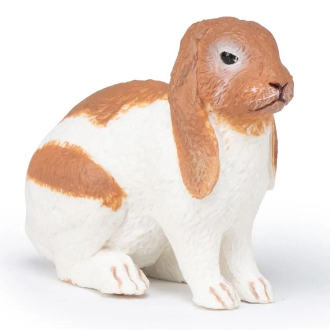 Lop Rabbit Figure - Hand Painted & Collectible Toy - Papo 51173
