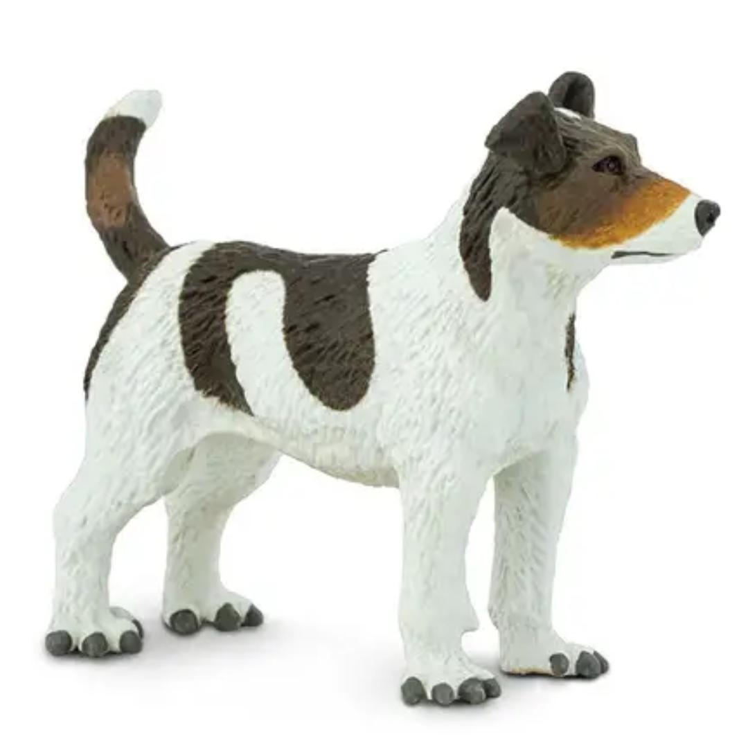 Jack Russell Terrier Dog Figure - Hand Painted & Collectible Toy - Safari Ltd 254229