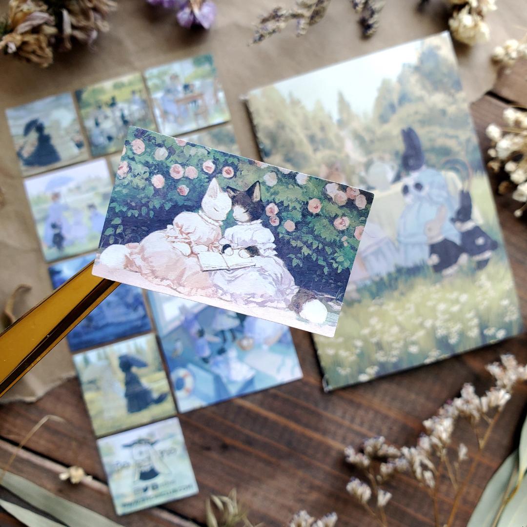 Garden Party - Sticker Sheet - Stationary - Planner - Scrapbook