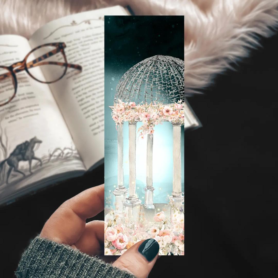 Garden Gazebo Dreamy Cardstock Bookmark