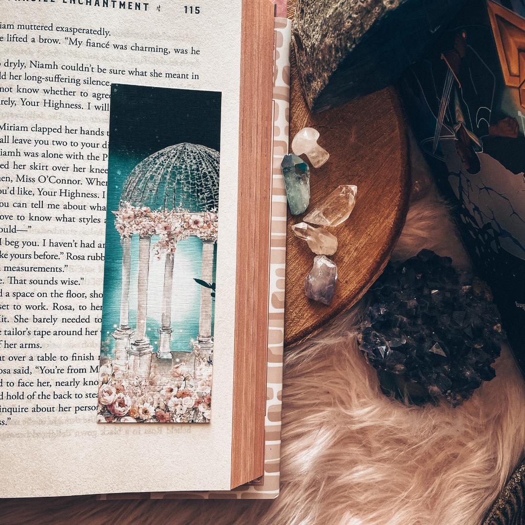 Garden Gazebo Dreamy Cardstock Bookmark