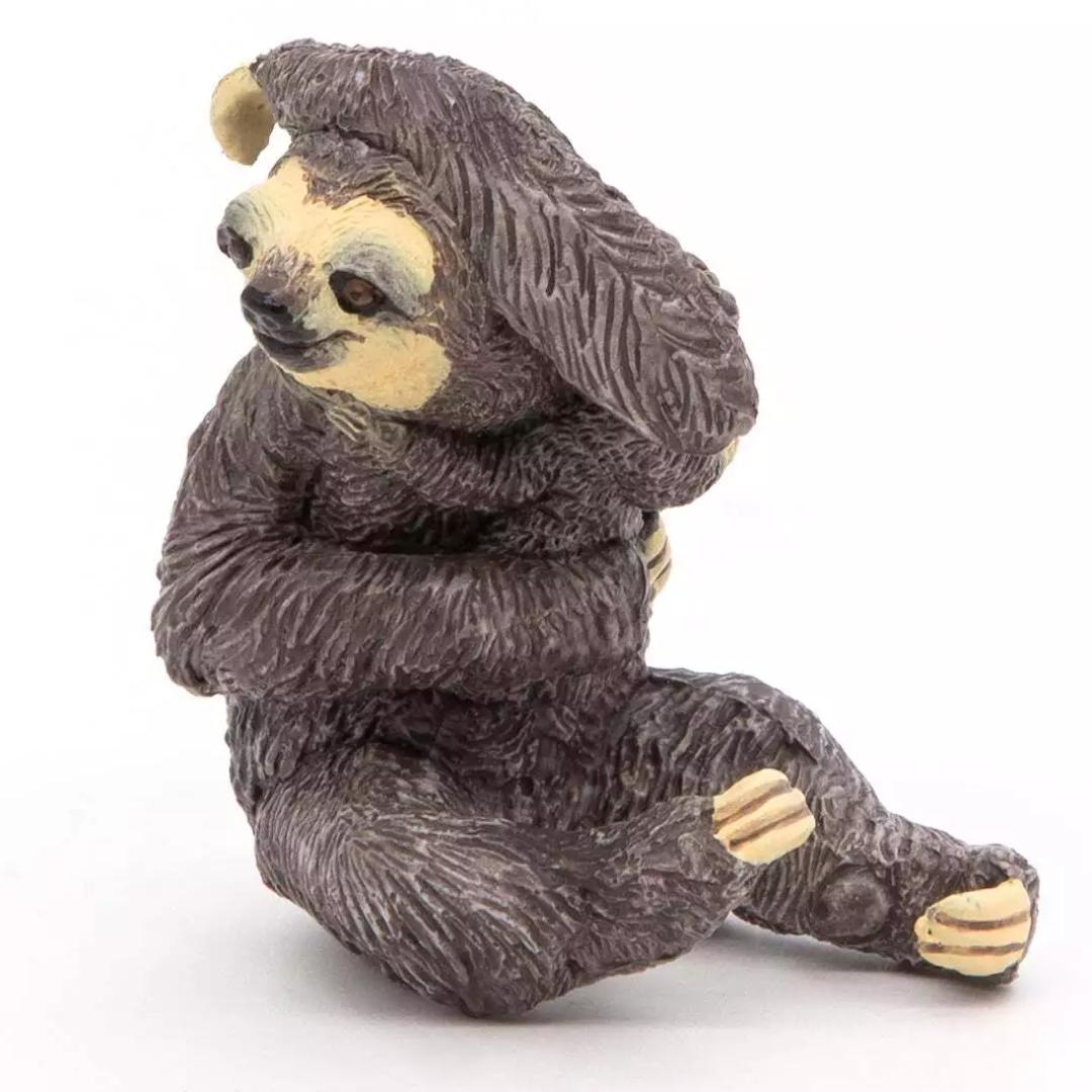 Mother & Baby Sloth Figure - Animal Toy - Hand Painted - Collectible - Papo 50214