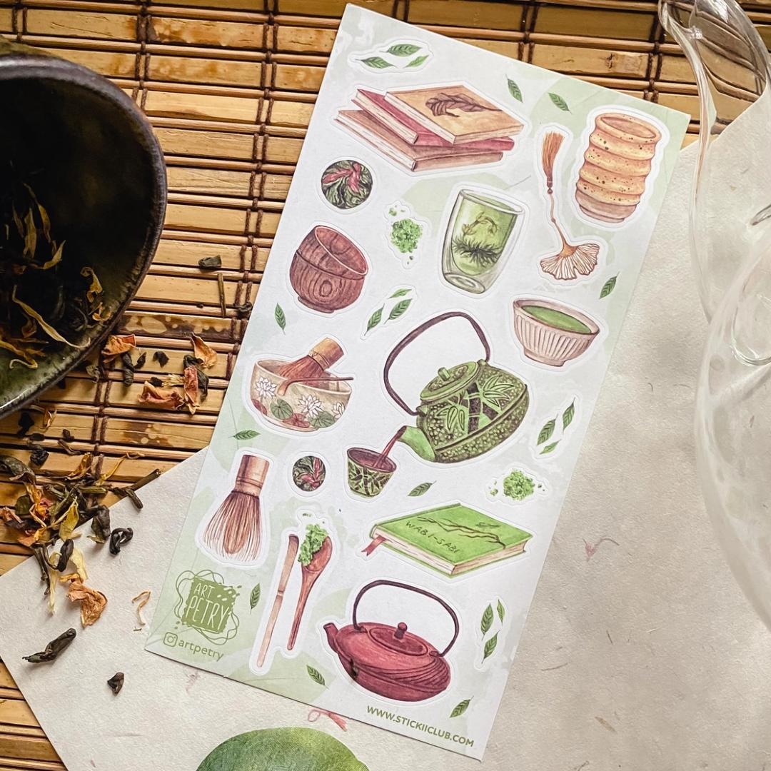 Matcha Tea Time - Sticker Sheet