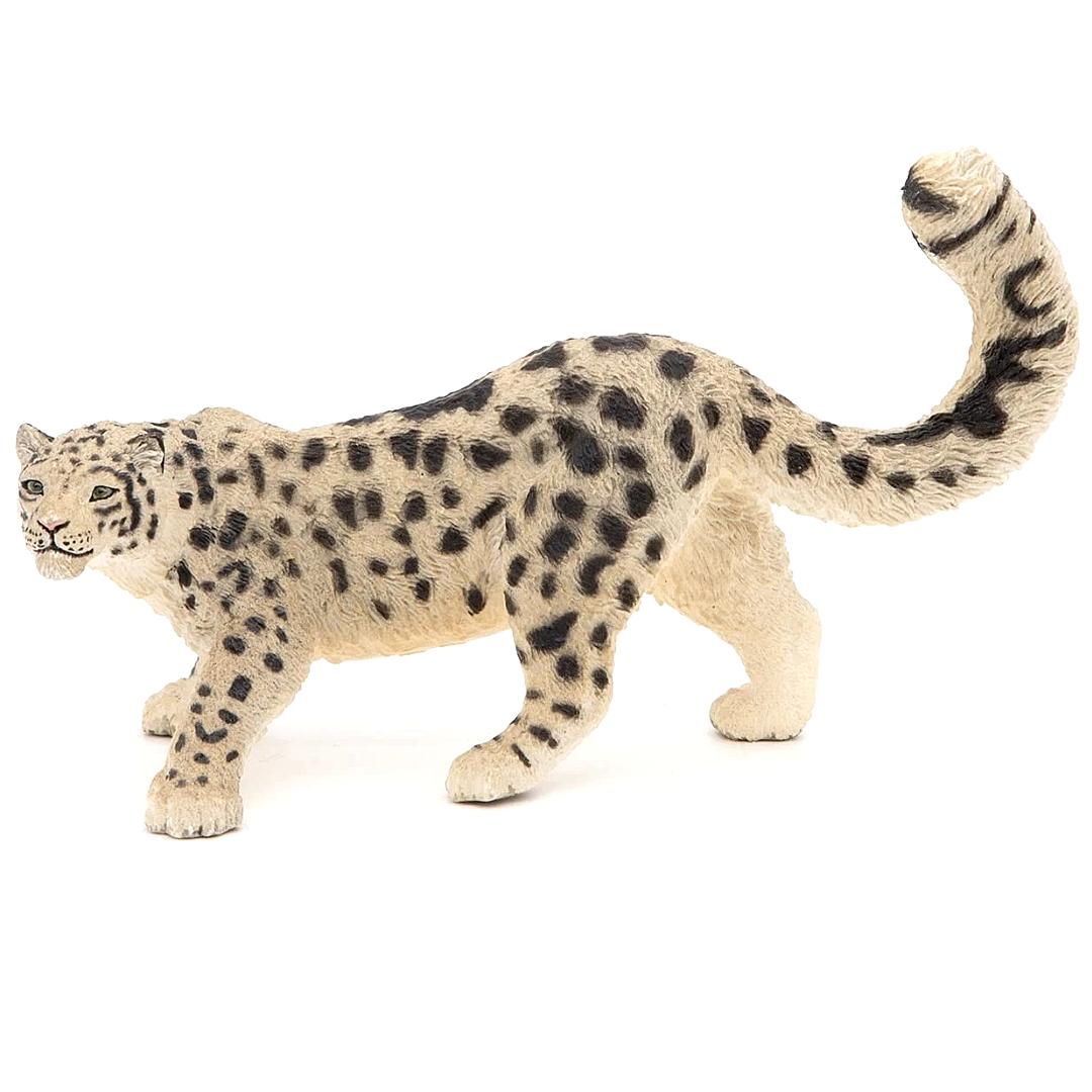 Snow Leopard Figure - Hand Painted & Collectible Toy - Papo 50160