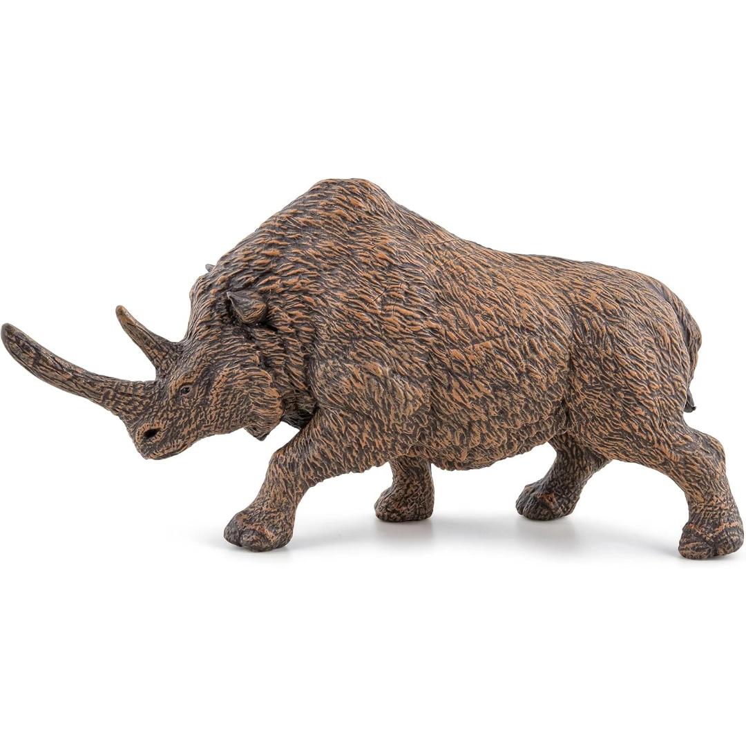 Woolly Rhinoceros Prehistoric Figure - Hand Painted & Collectible Toy - Papo 55031
