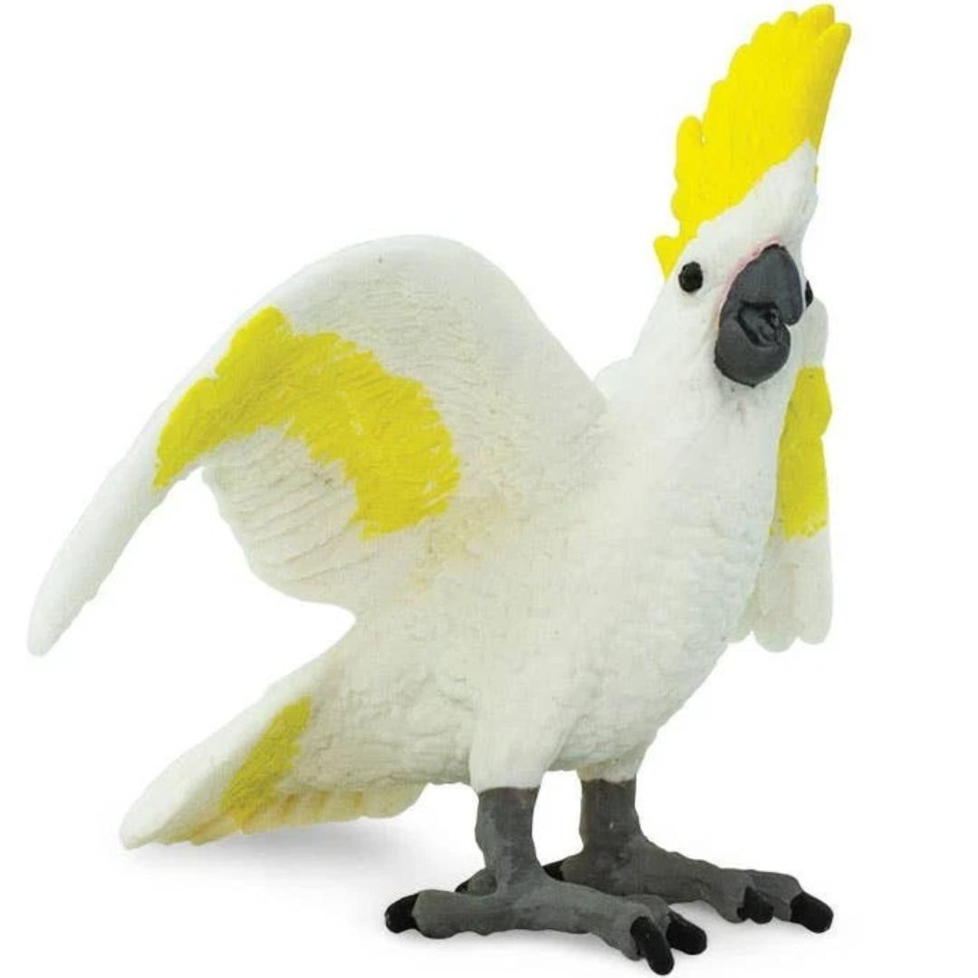 Cockatoo Bird Figure - Hand Painted & Collectible Toy - Safari Ltd 263829