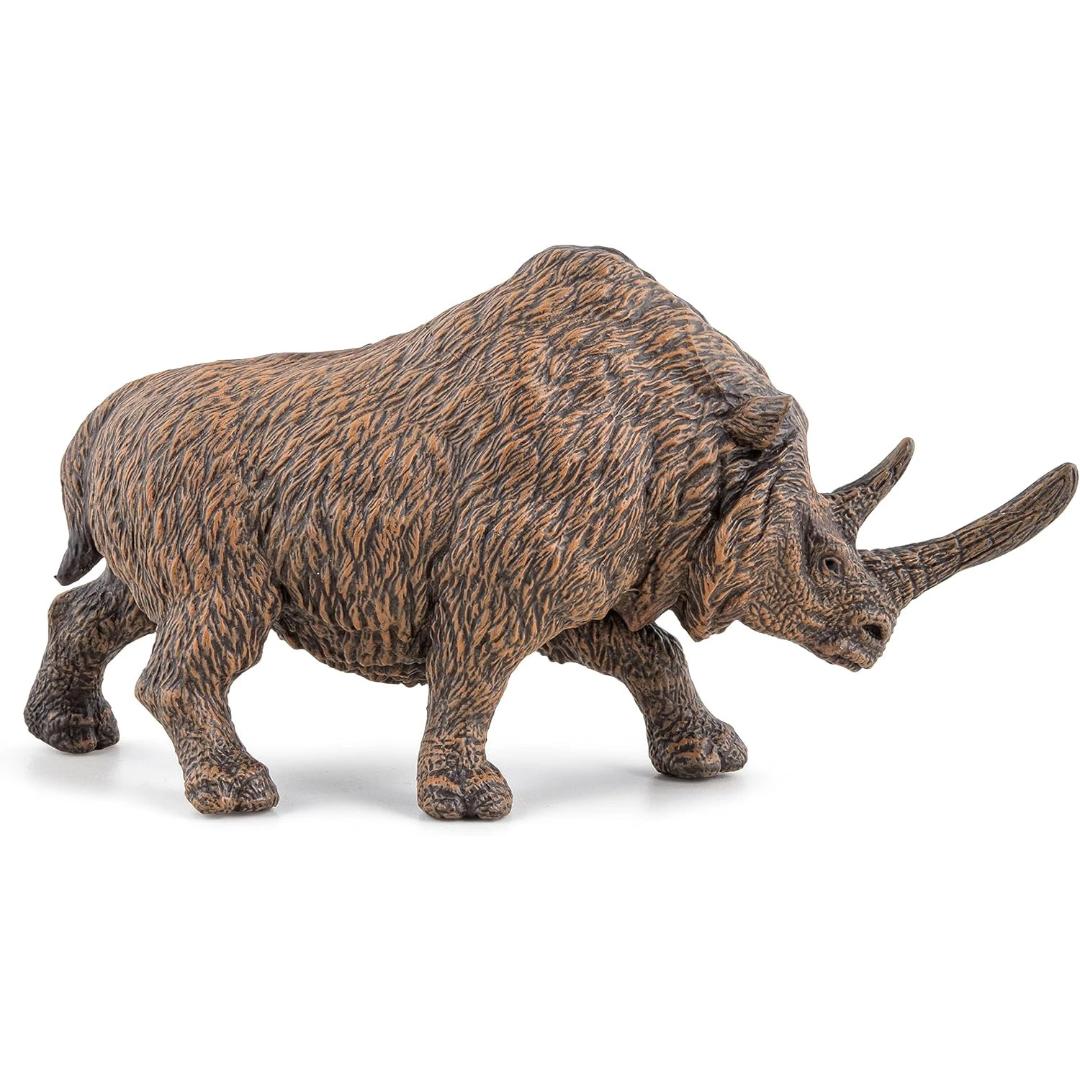 Woolly Rhinoceros Prehistoric Figure - Hand Painted & Collectible Toy - Papo 55031