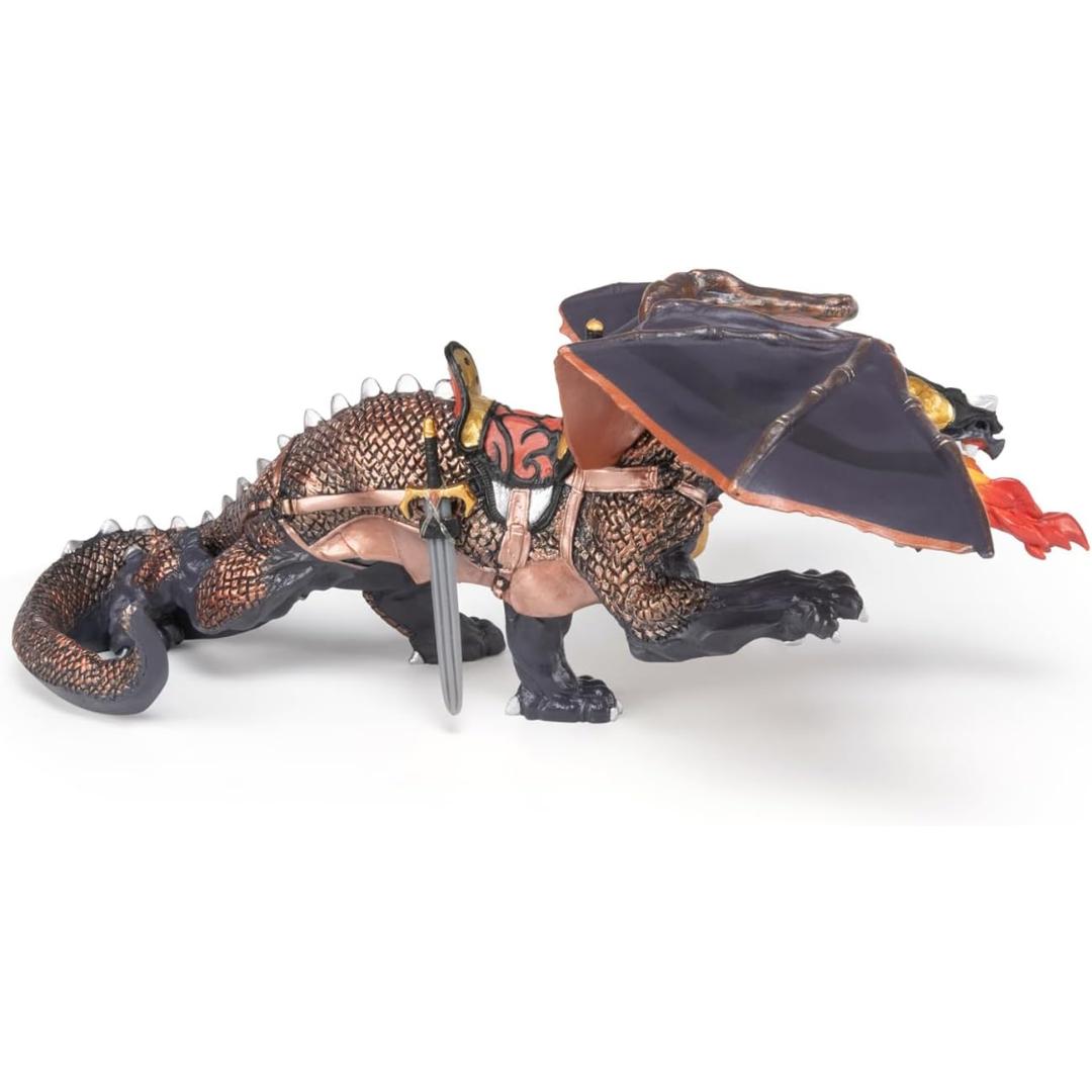 Dragon Of Darkness Fantasy Figure - Hand Painted & Collectible Toy - Papo 38958