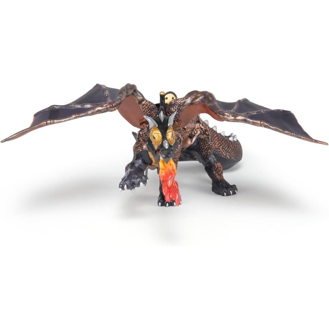 Dragon Of Darkness Fantasy Figure - Hand Painted & Collectible Toy - Papo 38958