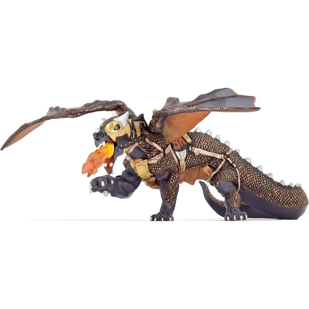 Dragon Of Darkness Fantasy Figure - Hand Painted & Collectible Toy - Papo 38958