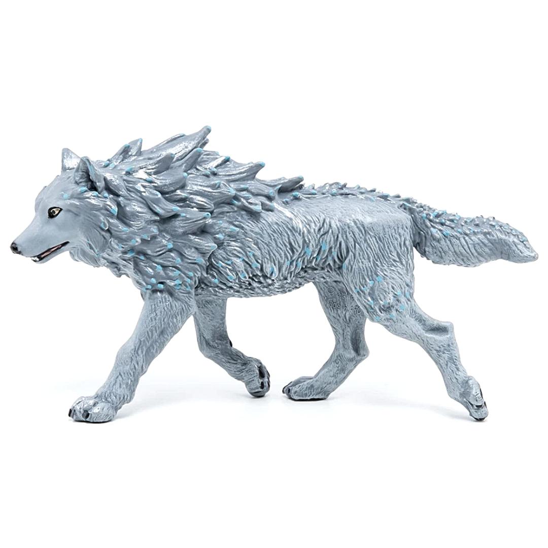 Ice Wolf Figure - Fantasy Toy - Hand Painted & Collectible - Papo 36033
