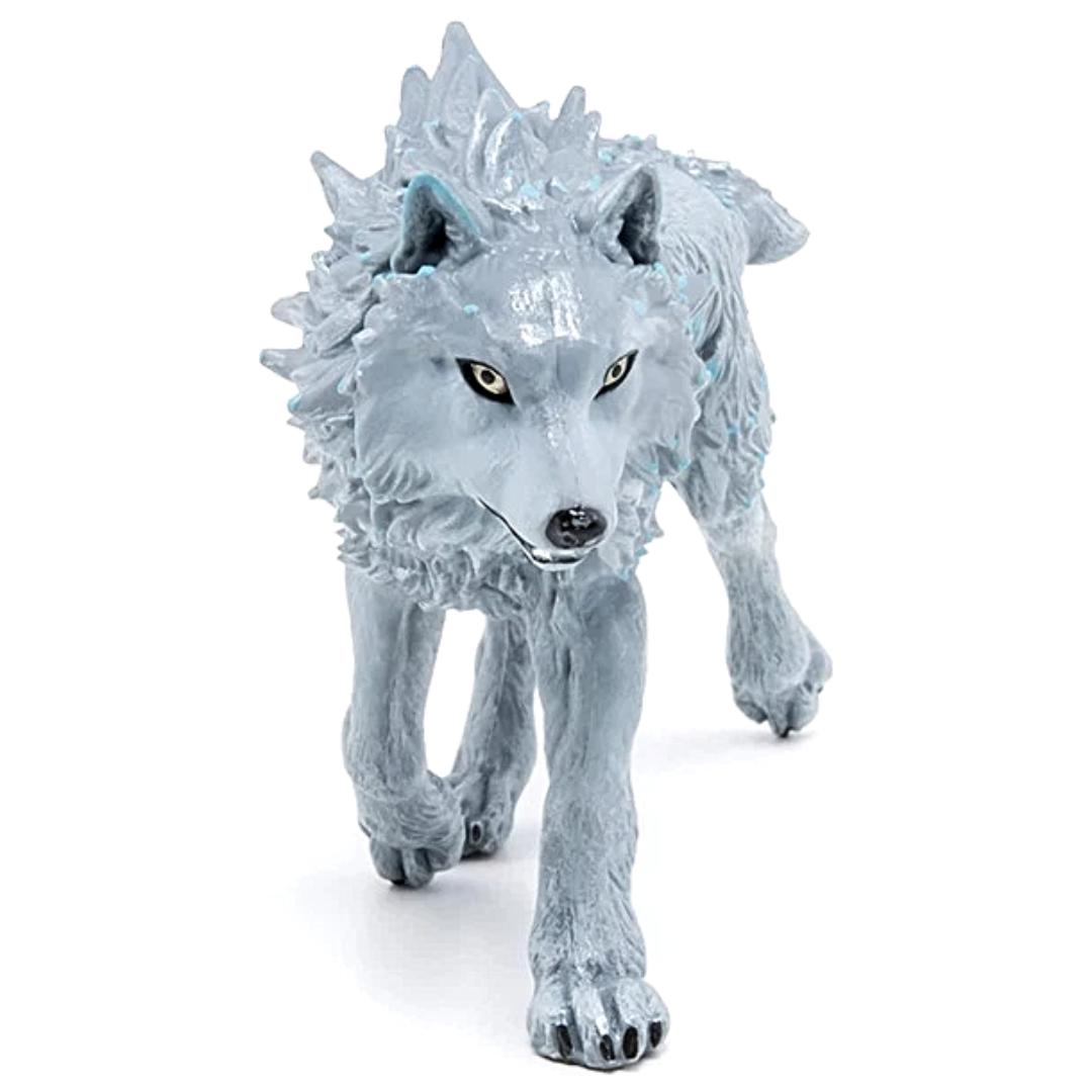 Ice Wolf Figure - Fantasy Toy - Hand Painted & Collectible - Papo 36033