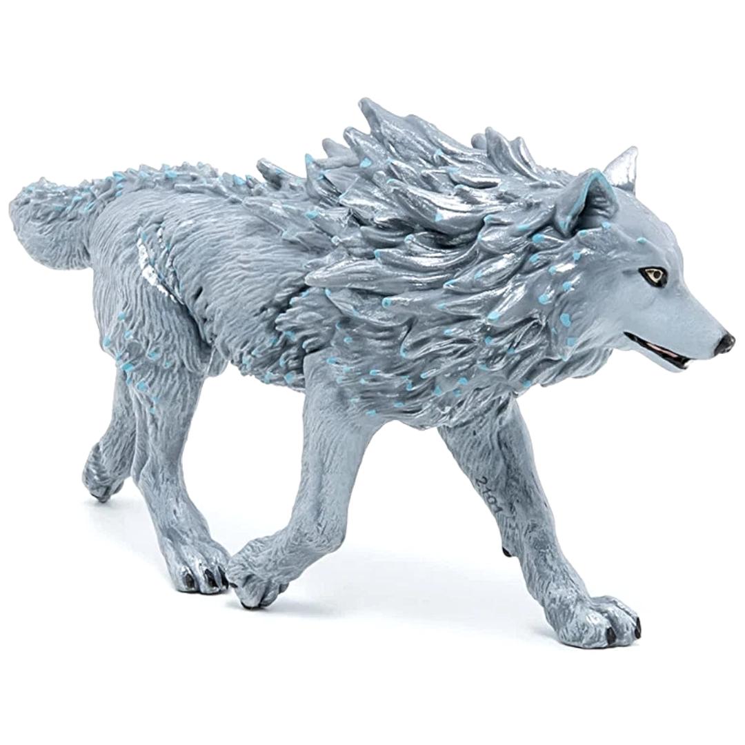 Ice Wolf Figure - Fantasy Toy - Hand Painted & Collectible - Papo 36033
