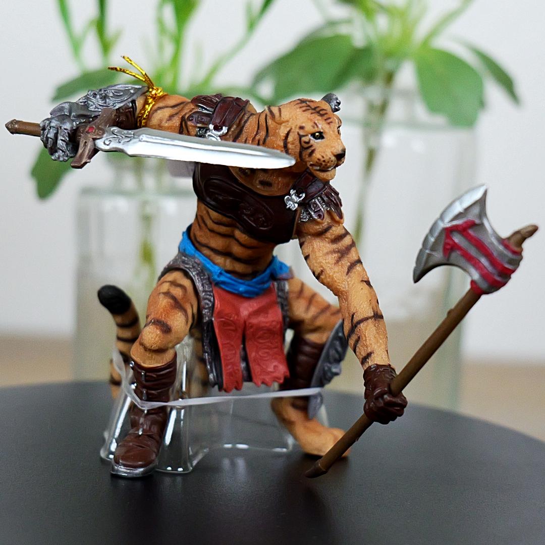 Tiger Mutant Figure - Fantasy Toy - Hand Painted & Collectible - Papo 38954