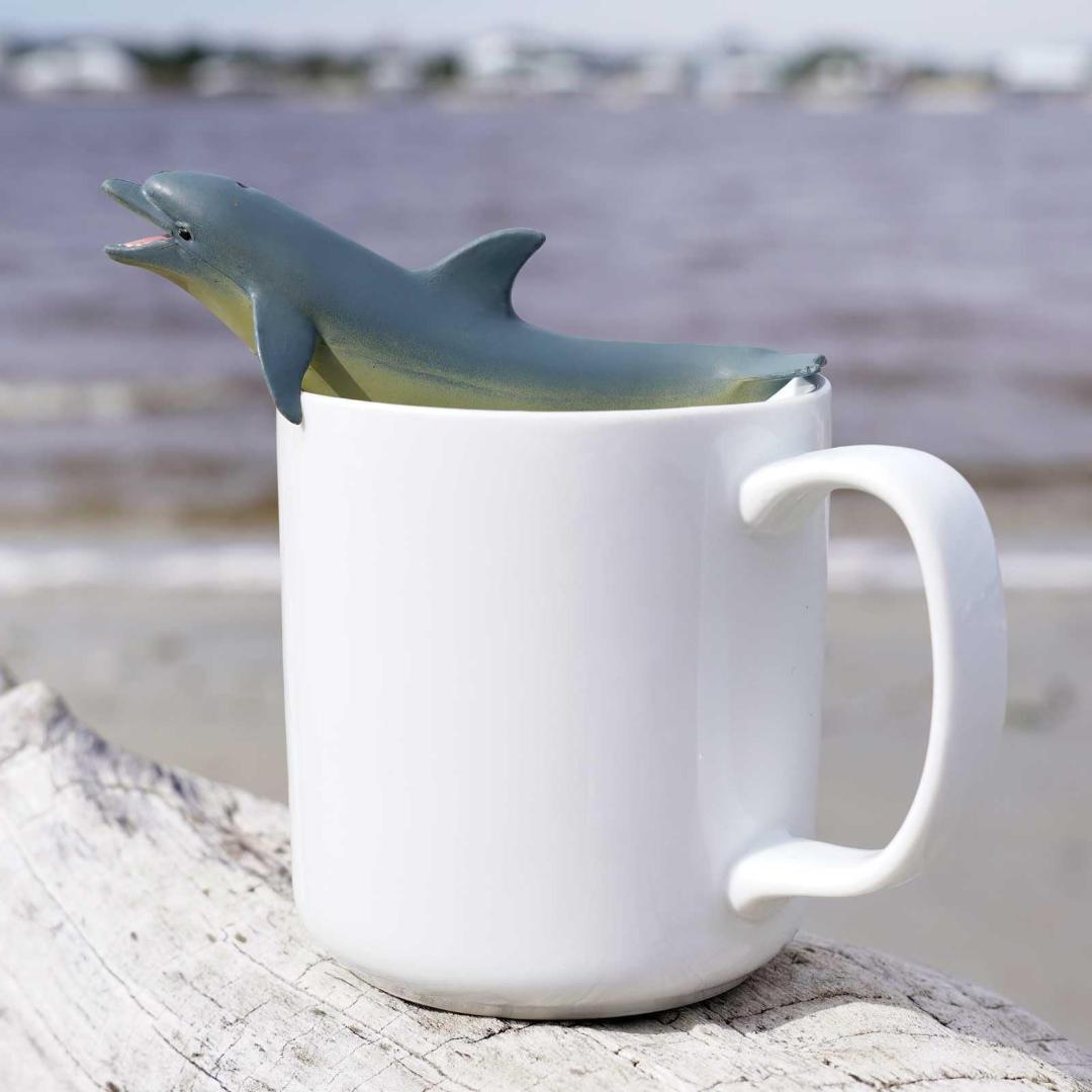 Dolphin Figure - Hand Painted & Collectible Sea Life Toy - Safari Ltd 275329
