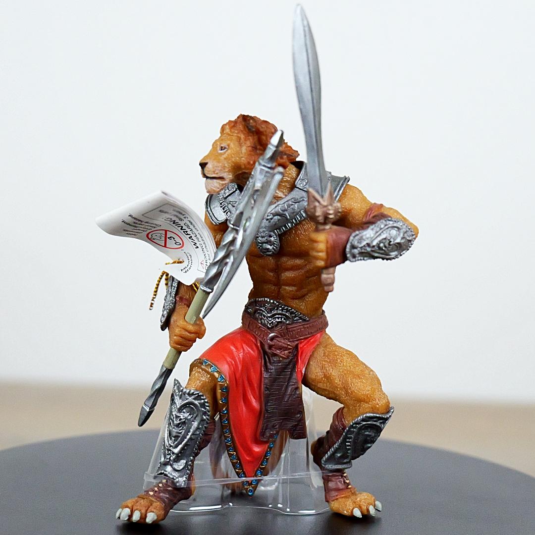 Lion Mutant Figure - Hand Painted & Collectible Fantasy Toy - Papo 38945