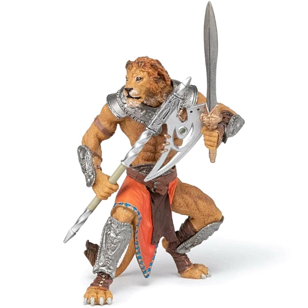 Lion Mutant Figure - Hand Painted & Collectible Fantasy Toy - Papo 38945