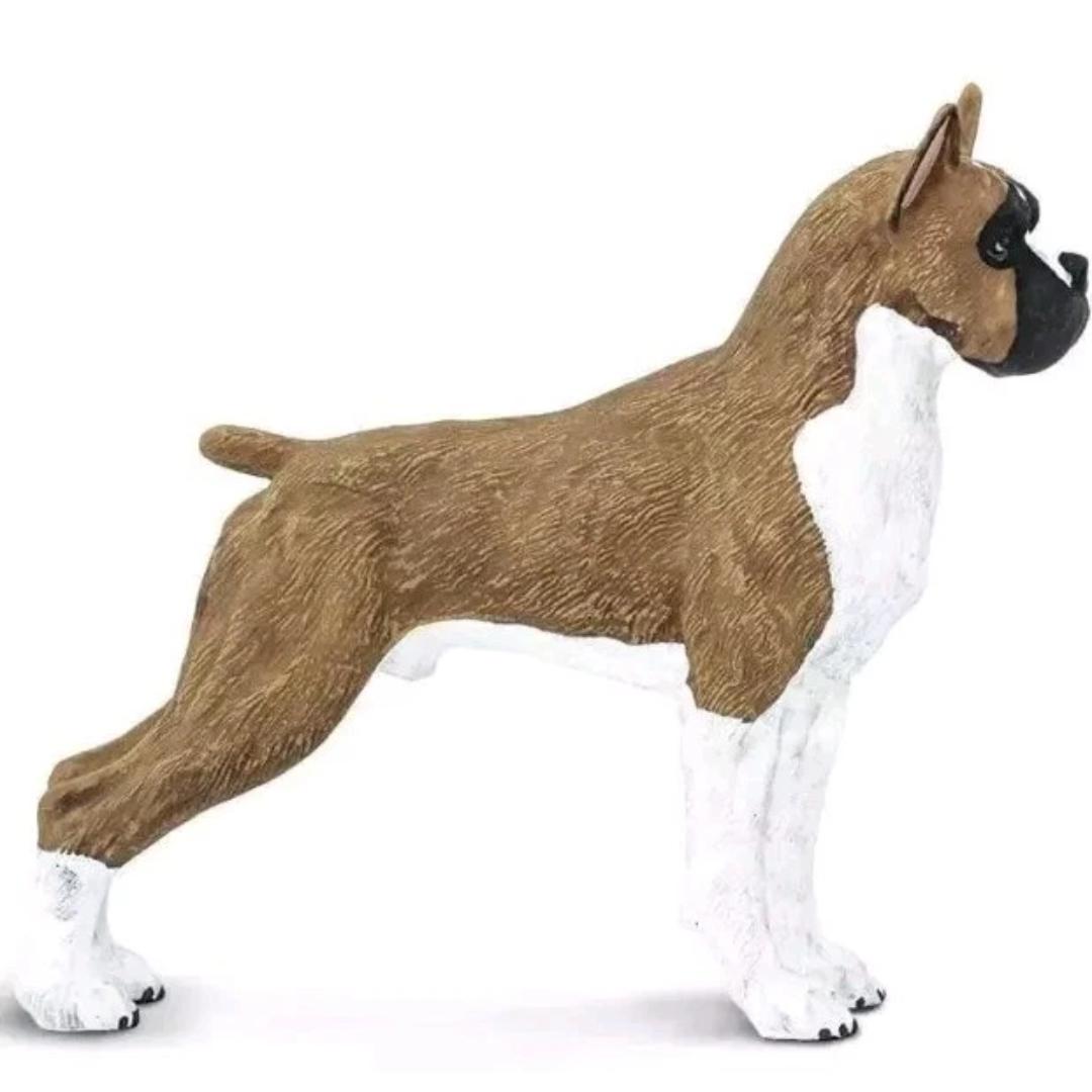 Boxer Dog Figurine - Hand Painted & Collectible Toy - Safari Ltd 100062