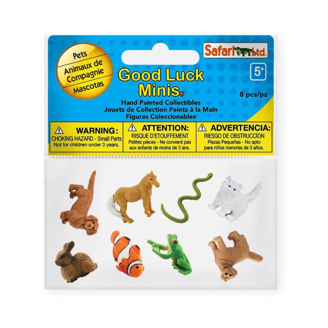 Pets Fun Pack - Good Luck Minis - Hand Painted Collectibles - Safari Ltd 100257