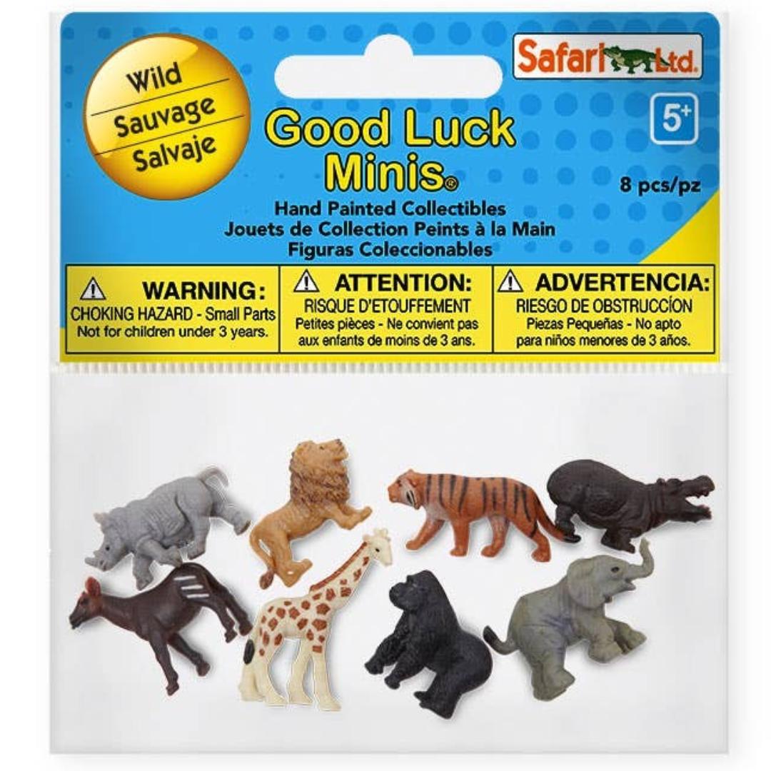 Wild Fun Pack - Good Luck Minis - Hand Painted Collectibles - Safari Ltd 346322