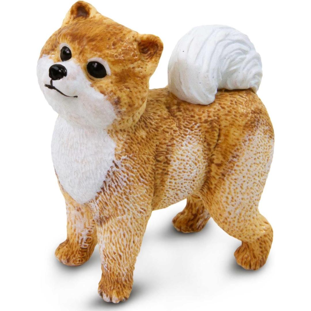Pomeranian Dog Figure - Hand Painted & Collectible Toy - Safari Ltd 100711