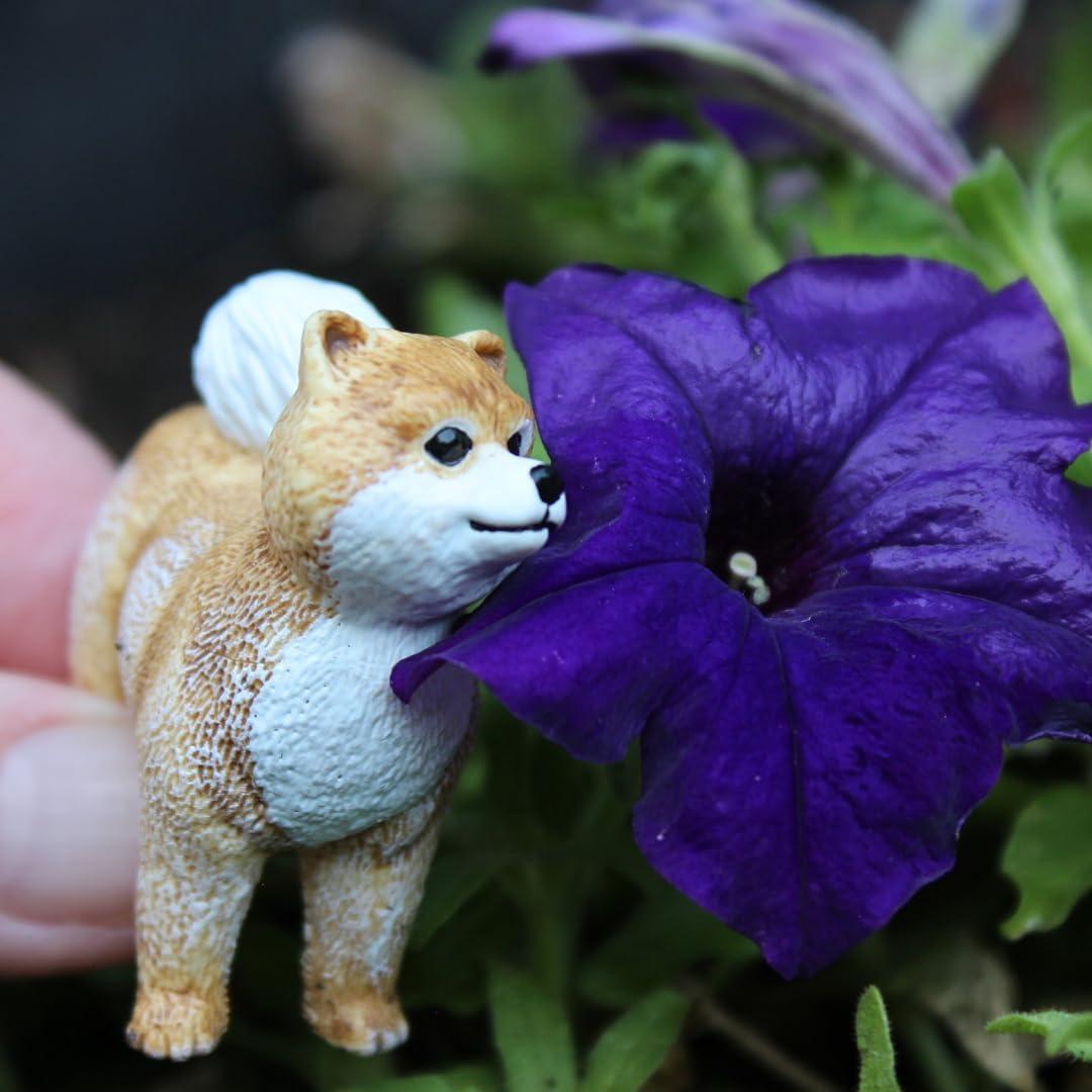 Pomeranian Dog Figure - Hand Painted & Collectible Toy - Safari Ltd 100711