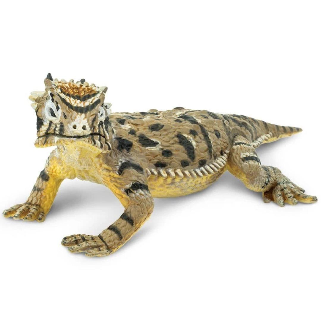 Horned Lizard Figure - Hand Painted & Collectible Toy - Safari Ltd 156605