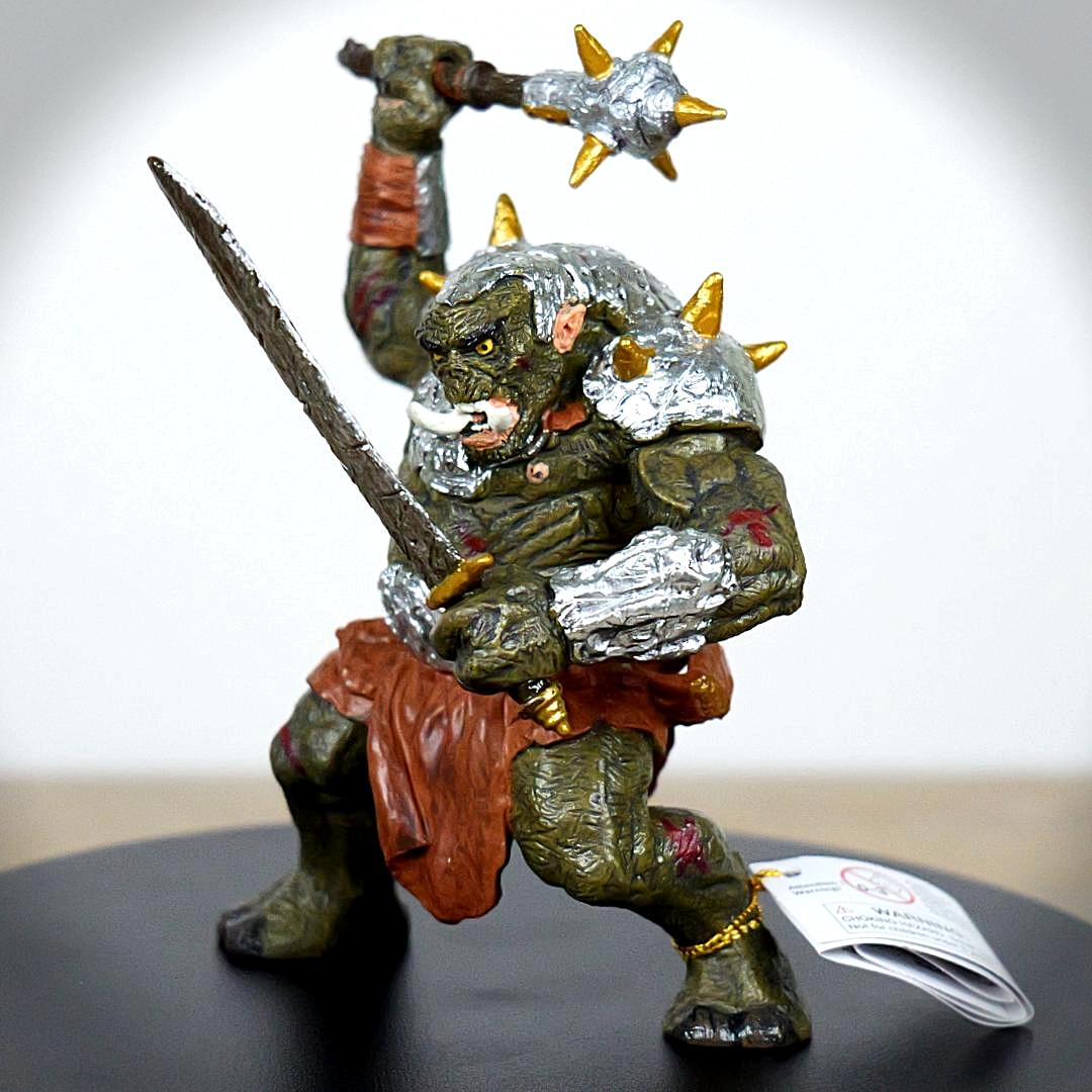 Giant Ork with Saber - Hand Painted & Collectible Fantasy Toy - Papo 38996