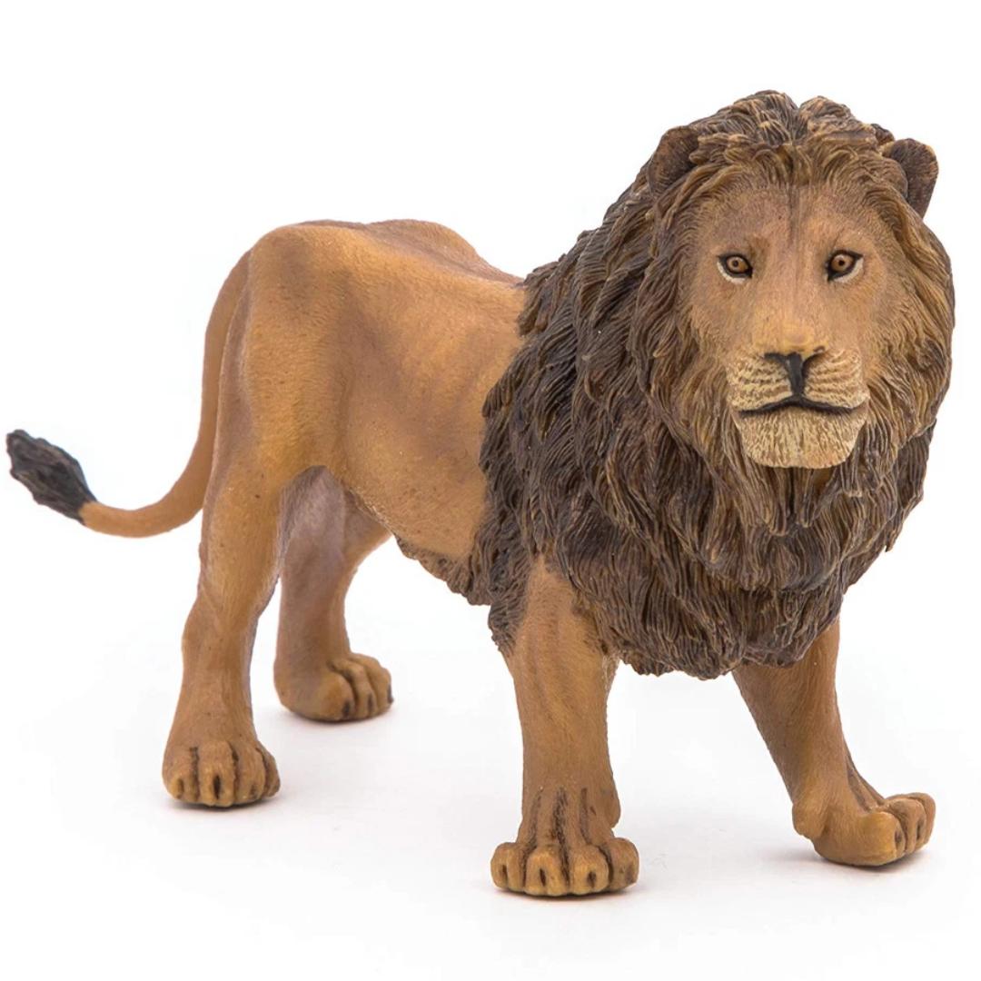 Lion Animal Figure - Hand Painted & Collectible Toy - Papo 50040
