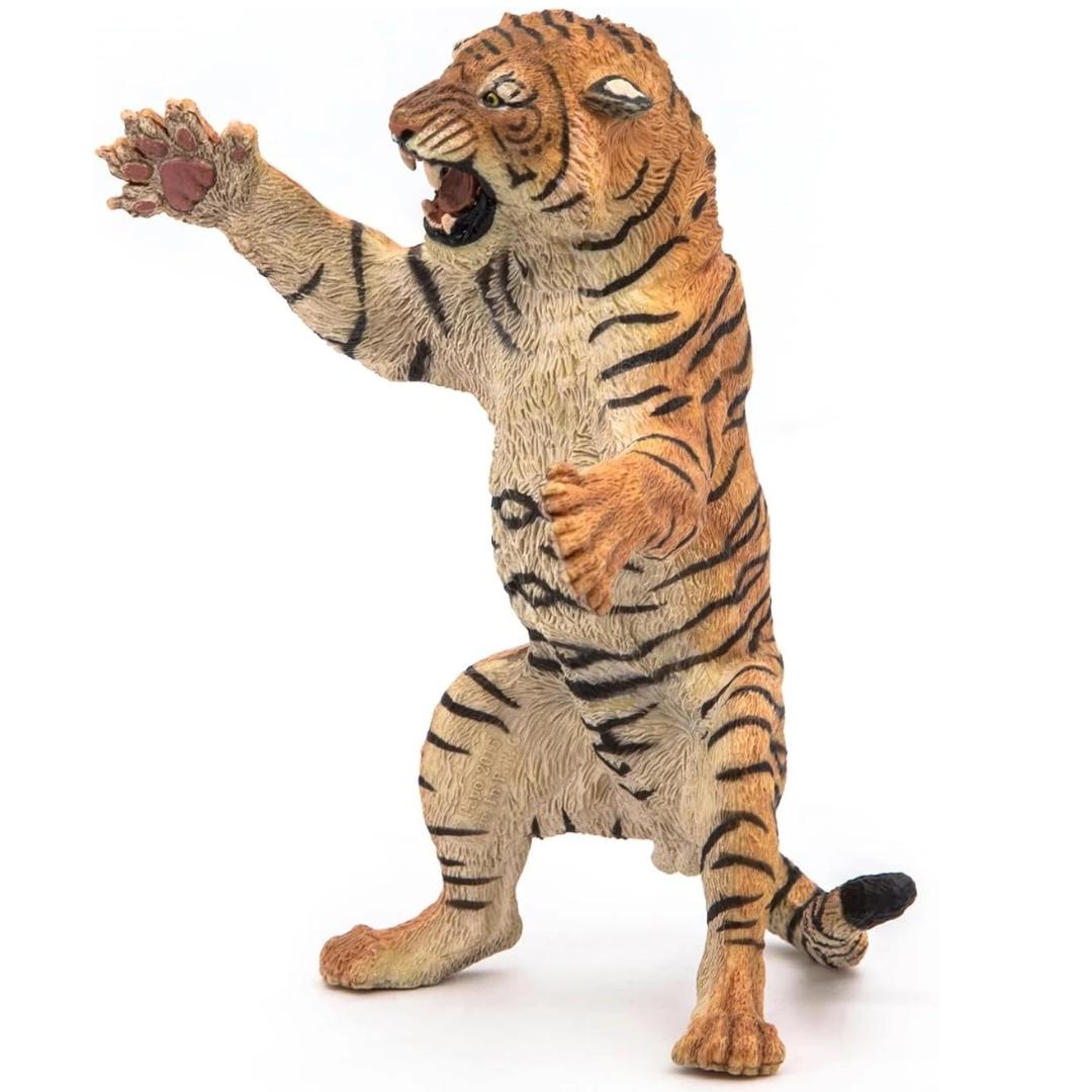 Standing Tiger Animal Figure - Hand Painted & Collectible Toy - Papo 50208