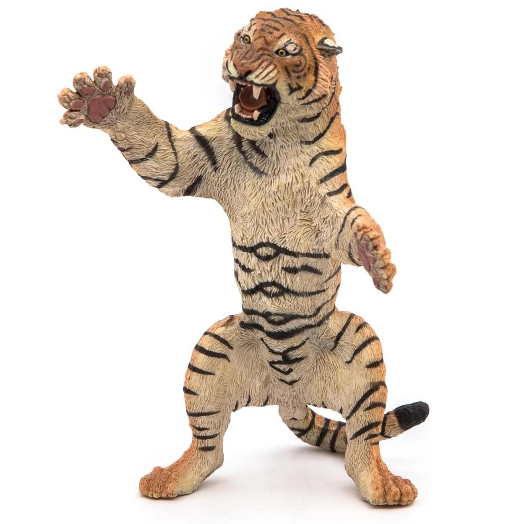 Standing Tiger Animal Figure - Hand Painted & Collectible Toy - Papo 50208