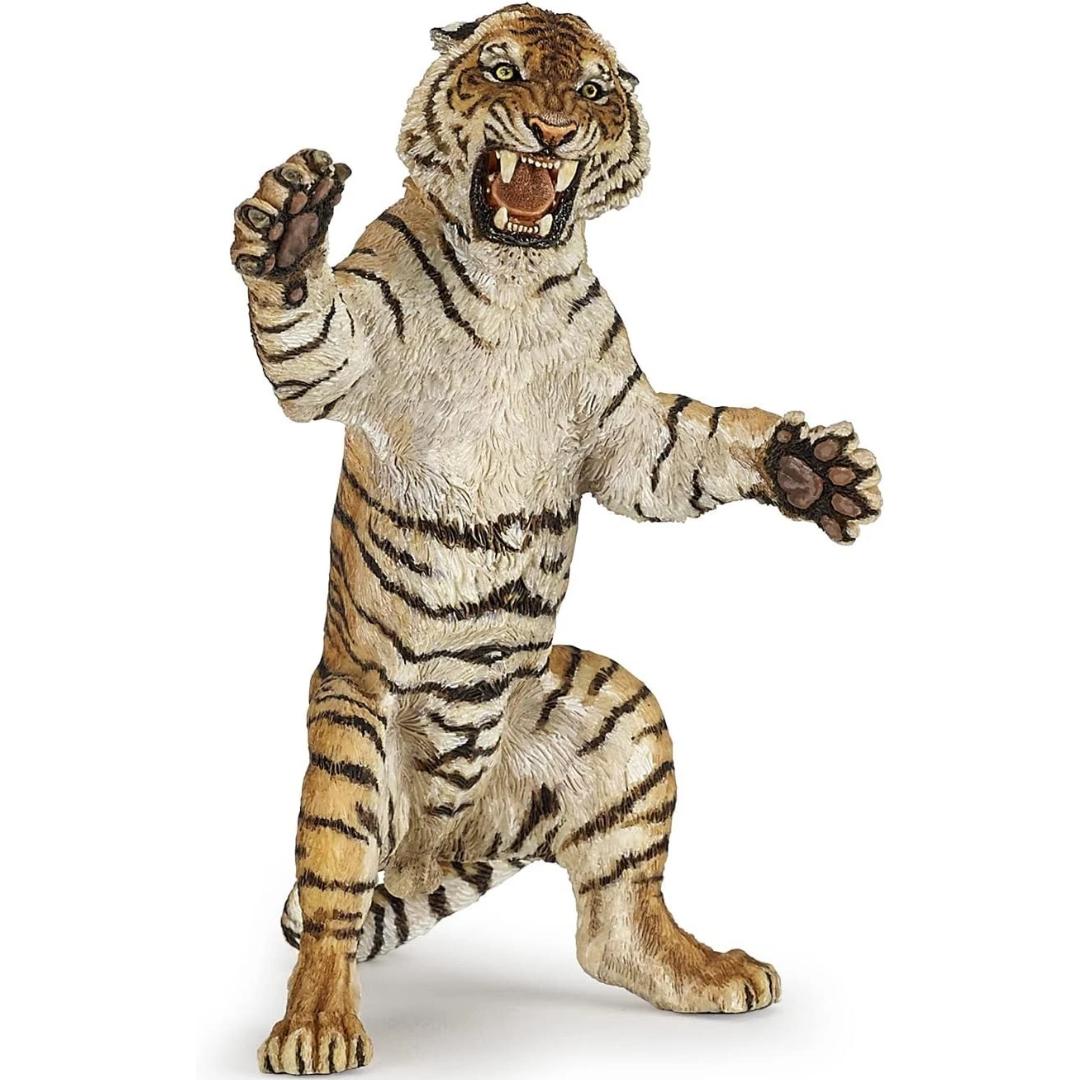 Standing Tiger Animal Figure - Hand Painted & Collectible Toy - Papo 50208