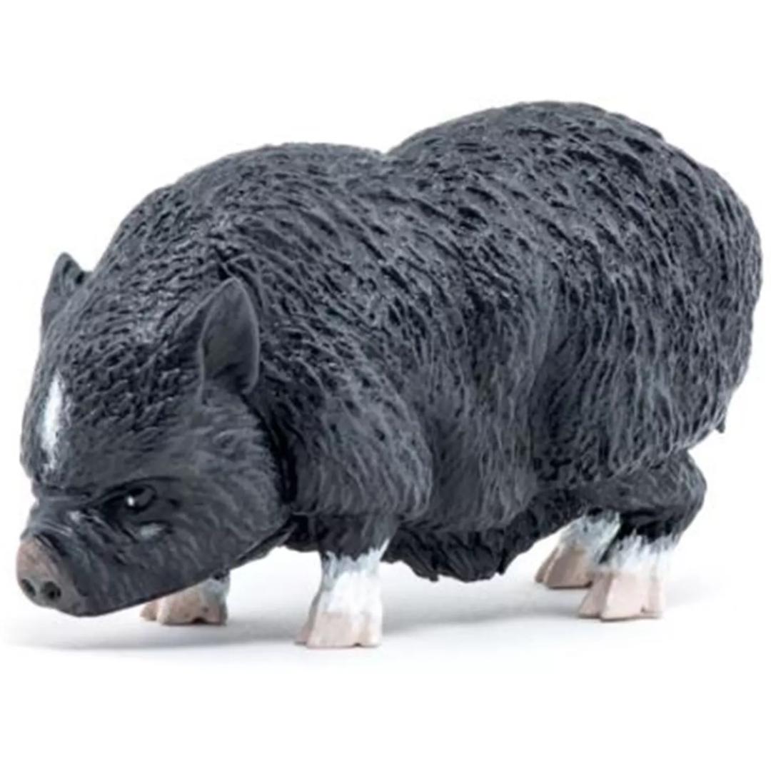 Vietnamese Pot Bellied Pig Farm Figure - Hand Painted & Collectible Toy - Papo 51190
