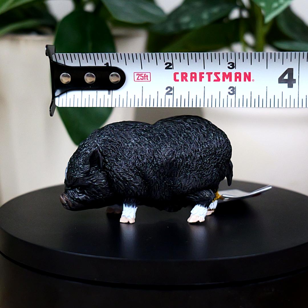 Vietnamese Pot Bellied Pig Farm Figure - Hand Painted & Collectible Toy - Papo 51190