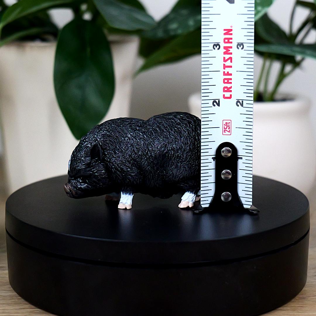 Vietnamese Pot Bellied Pig Farm Figure - Hand Painted & Collectible Toy - Papo 51190
